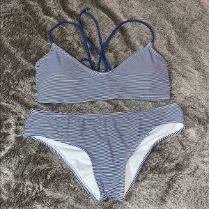 Pinstriped Bikini